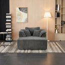 Chaise Lounge Chair, Deep Seat Sleeper Couch For Living Room by HouseOfZazla