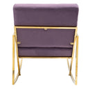 Accent Chair, leisure rocking chair with stainless steel feet