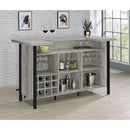Menimen - Freestanding Bar Unit - Gray by HouseOfZazla