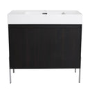 Freestanding Bathroom Vanity With Resin Sink And Storage Cabinet by HouseOfZazla