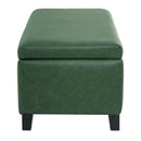 Storage Ottoman with Flip-Top Lid
