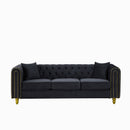 Modern Velvet Loveseat Sofa