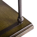 47.2" X 23.6"D X 16.9" H Country Style Coffee Table with Bottom Shelf - BROWN & BLACK