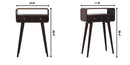 Solid Wood Curved Console Table by HouseOfZazla