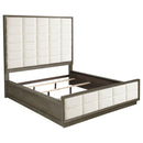 Durango 80-inch California King Panel Bed Taupe Oak