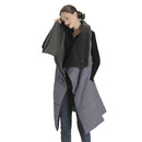 USB Heated Blanket Electric Heated Poncho Shawl Wrap Throw with Zipper Arm Holes Pocket 3 Heating Levels 6 Zones Dual Switch 5V/2A Machine Washable fo