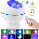 LED Star Projector Night Light Moon Nebula Cloud Lamp 360¡Rotating Star Light Kids Galaxy Projector w/ Remote Control