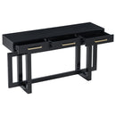 U_STYLE Elegant Console Table with Three Drawers