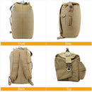 Canvas Backpack Outdoors 25L Travel Laptop Bag Camping Hiking Tactical Military Sport Bags