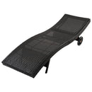 K&K 80'' Patio Wicker Chaise Lounge Chairs Set of 2 by HouseOfZazla