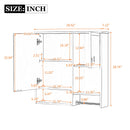 Modern Wall Mounted Bathroom Medicine Cabinet, Bathroom Wall Storage Cabinet With Mirror by Unique Piece Furniture