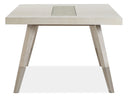 Lenox - Rectangular Dining Table - Warm Silver