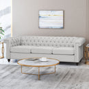 Chesterfield Style 3 Seater Sofa With Deep Button Tufting by HouseOfZazla