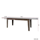 106.3 in Large Extendable Dining Table by HouseOfZazla
