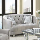 Colby - Loveseat With Tufted Design - Gray by HouseOfZazla
