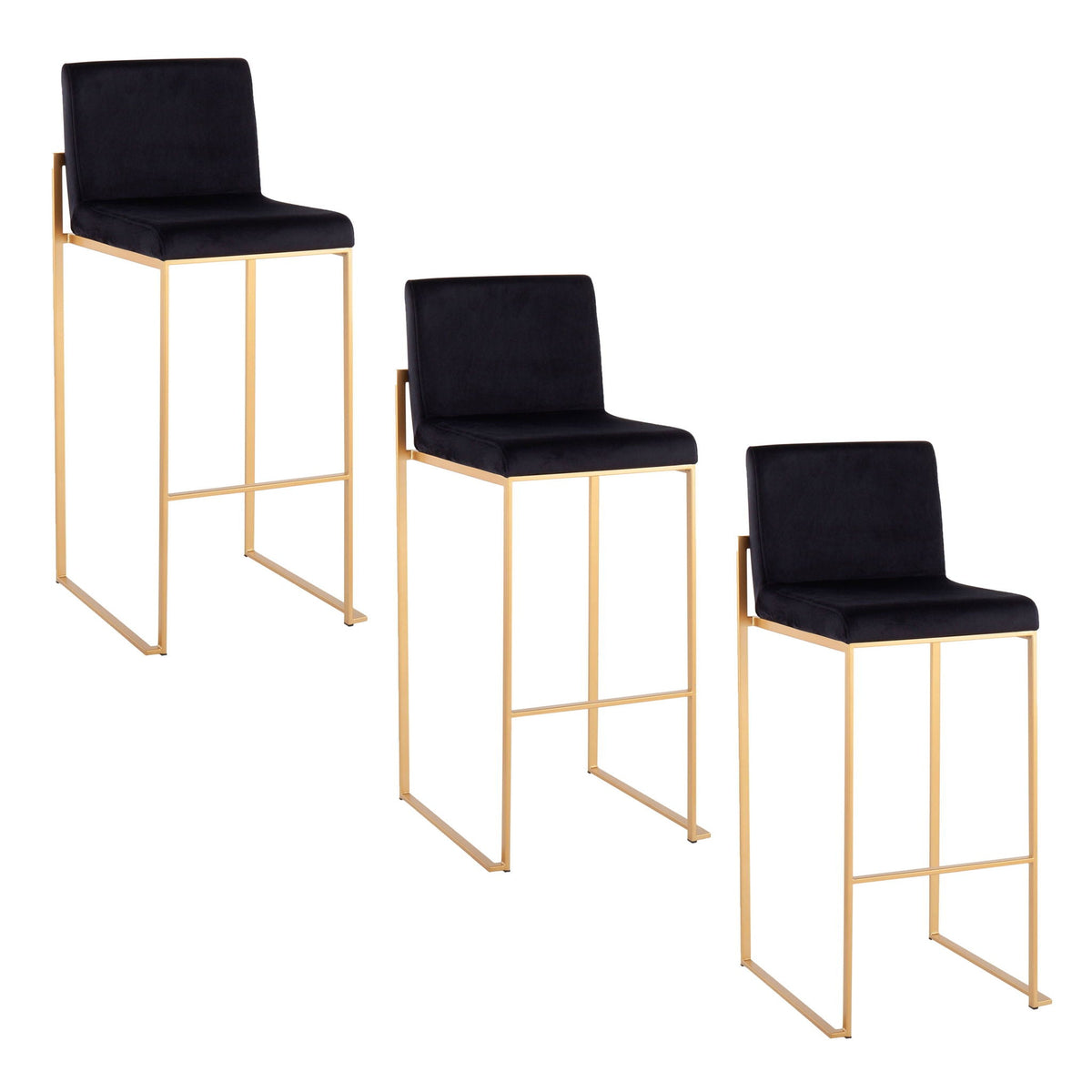 Fuji - Contemporary Design High Back Barstool, photo 11 of 40