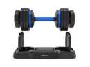 Adjustable Dumbbell - 55lb Single Dumbbell with Anti-Slip Handle, Fast Adjust Weight by Turning Handle with Tray, Exercise Fitness Dumbbell Suitable for Full Body Workout