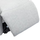 270 Degree Swivel Electric Recliner Home Theater Seating Single Reclining Sofa Rocking Motion Recliner with a Phone Holder for Living Room, Grey