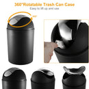 Bathroom Accessories Set 6 Pcs Bathroom Set Ensemble Complete Soap Dispenser Toothbrush Holder Tumbler Soap Dish Toilet Cleaning Brush Trash Can