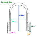 Metal Garden Arch Garden Arbor Trellis Climbing Plants Support Rose Arch Outdoor Arch by Unique Piece Furniture