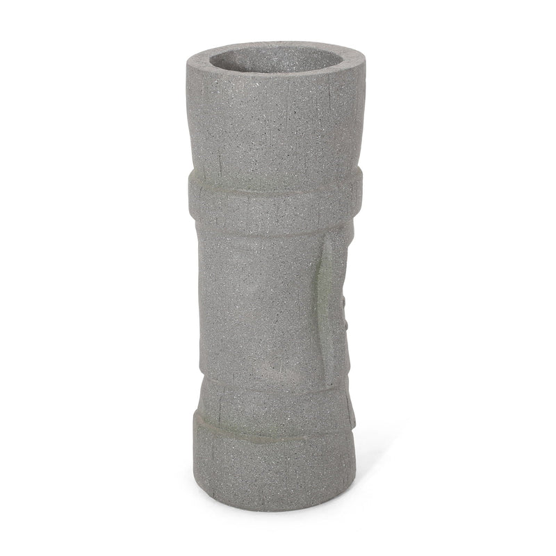 Classic Flower Planter With Magnesium Oxide Material - Stone Gray, photo 9 of 13