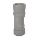 Classic Flower Planter With Magnesium Oxide Material - Stone Gray by HouseOfZazla
