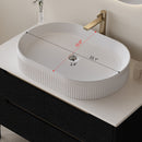 36 Inch Bathroom Vanity with Ceramic Integrated Sink & Soft-Close Drawers
