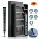 70 In 1 3.7V Mini Electric Screwdriver Kit Rechargeable Magnetic Repair Tool Kit with 5 Torque Settings 64 S2 Precision Bits 4 LED Lights for Phone Ca