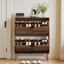 Medieval - Independent Shoe Cabinet With 2 Flip Drawers by Unique Piece Furniture