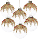 Christmas Ball Ornaments, Decorative Hanging Ball Christmas Tree Ornaments For Holiday Party Decorations by HouseOfZazla