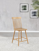 Andrews Windsor Counter Height Dining Side Chair Light Ash (Set of 2)