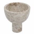 D6x6" Round Marble Pedestal Bowl