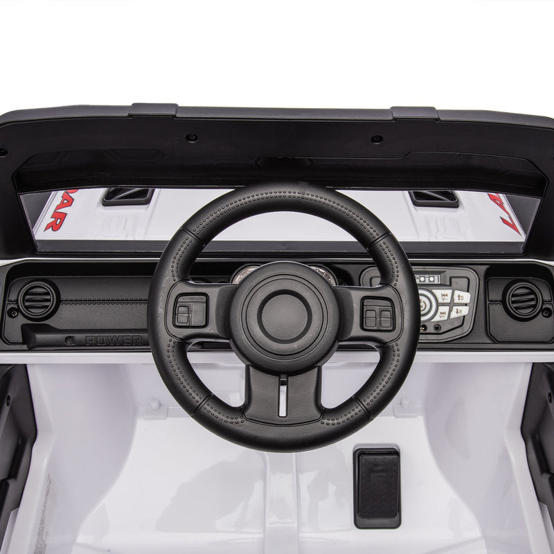 24V Ride On Large PickUp Truck car for Kids,ride On 4WD Toys with Remote Control,Parents Can Assist in Driving,Bluetooth music version,Pickup truck design with spacious storage in the rear.