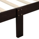 Platform Bed Frame Mattress Foundation Sleigh Bed With Headboard / Footboard / Wood Slat Suppor by HouseOfZazla