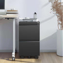 Metal Drawer Mobile File Cabinet With Lock For Home Office Organizer by HouseOfZazla