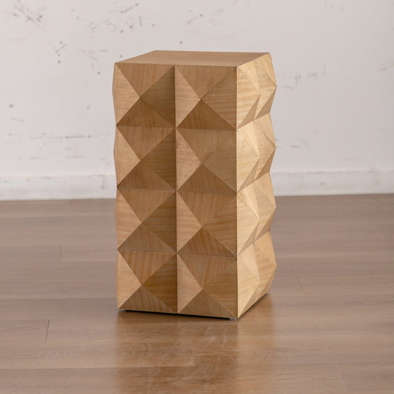 Walker Edison | Modern Embossed Pattern Side Table