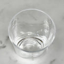 Halo - Leading Ware Oval Acrylic Glasses (Set of 4) Dof, Bpa Free, 12Oz Plastic Drinkware - Clear by HouseOfZazla