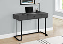 Computer Desk For Home Office, Glossy, Storage Drawer by HouseOfZazla