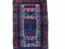 3 X 5 Vintage Handmade Tribal Wool Rug Balouchi Rug Afghan Rug Red Beige Nice