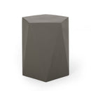 Side Table With Geometric Design by HouseOfZazla