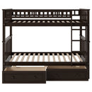 Bunk Bed With Drawers, Convertible Design by HouseOfZazla