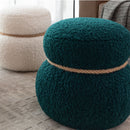 Snowman Stool With Cushion And Solid Wood Frame by Unique Piece Furniture