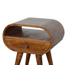 Circular Open Bedside Nightstand by HouseOfZazla