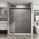 Goodyo Double Sliding Glass Shower Door 60 in. W x 72 in. H