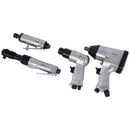 Air Tool and Accessories Kit, 71 Piece, Impact Wrench, Air Ratchet, Die Grinder, Aire Hammer, Hose Fittings, Storage Case