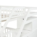 Loft Bed With Staircase And Storage by HouseOfZazla