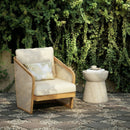 Royal Wood Textilene Club Chair and MGO Side Table
