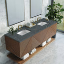 James Martin Marcello 72" Floating Double Bathroom Vanity, Chestnut