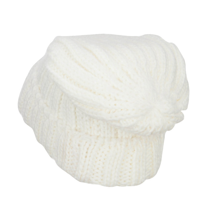 Deep Crown Cuff Long Beanie