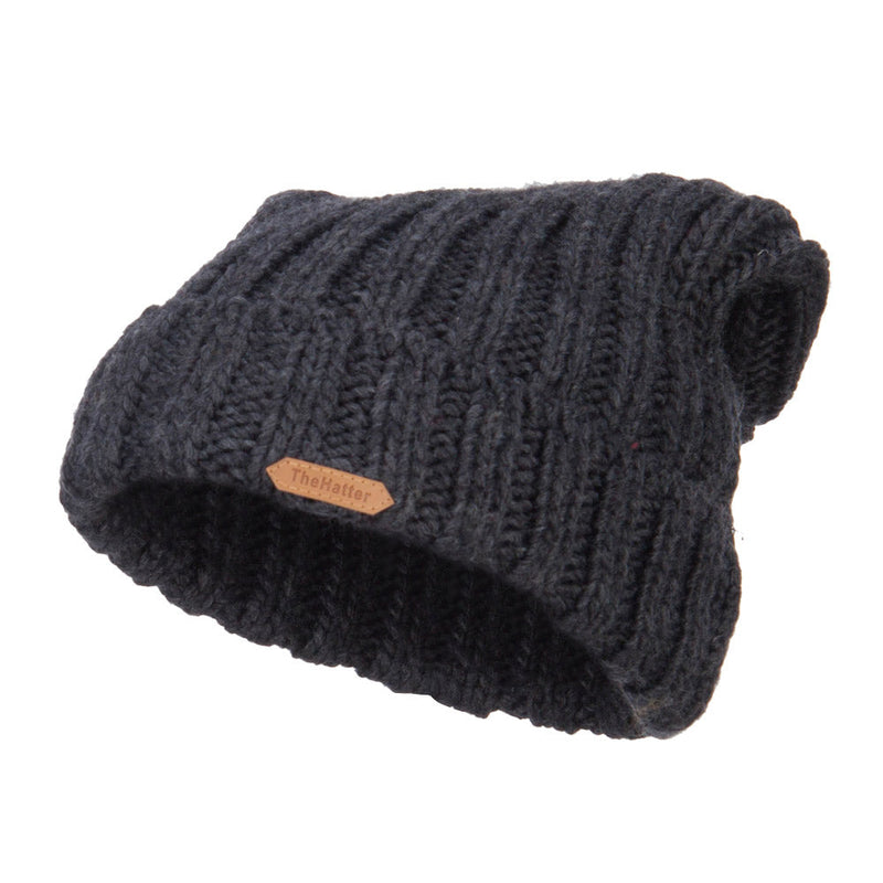 Deep Crown Cuff Long Beanie